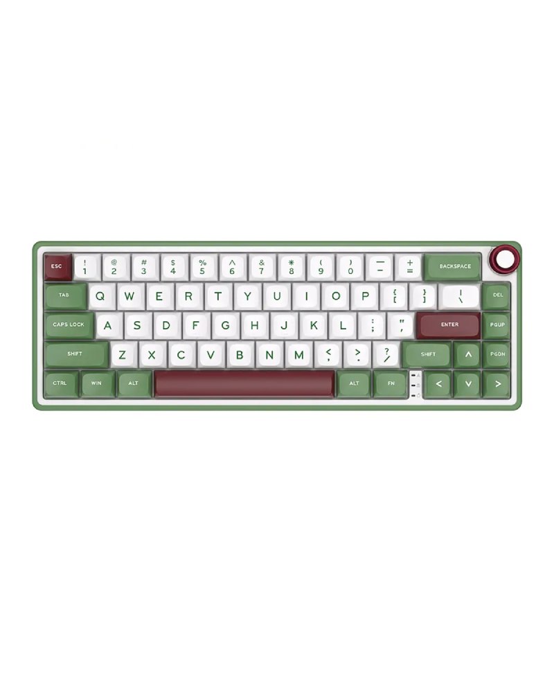 Клавиатура Royal Kludge R65 Wired UA\RU\ENG Cherry Profile (Chartreuse Switch) Green Sand (RK-R65UARUENG-CHP-CS-GS)